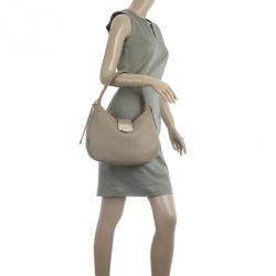 Pre Owned Jimmy Choo Beige Flap Bag