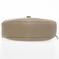 Pre Owned Jimmy Choo Beige Flap Bag