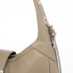 Pre Owned Jimmy Choo Beige Flap Bag