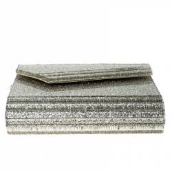 مملوكة مسبقًا Jimmy Choo Gold Glitter Acrylic Candy Clutch Bag