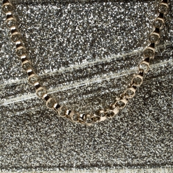 مملوكة مسبقًا Jimmy Choo Gold Glitter Acrylic Candy Clutch Bag