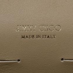 Pre Owned Jimmy Choo Nude Patent Leather Riane Clutch