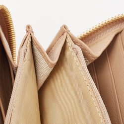 Pre Owned محفظة كونتينيتال جيمي تشو بيبا جلد ذهبي لامع