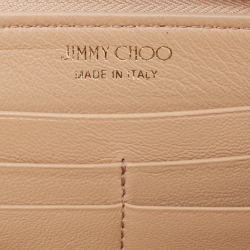 Pre Owned محفظة كونتينيتال جيمي تشو بيبا جلد ذهبي لامع