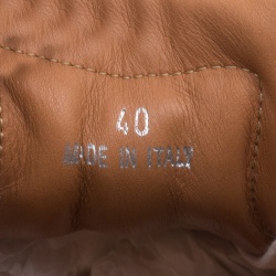 Pre Owned حذاء رياضي جيمي تشو ميامي جلد وسويدي وردي مقاس 41