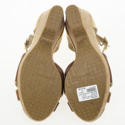 مملوكة مسبقًا Jimmy Choo Pape Mirrored Wedge Sandals Size 41