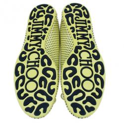 مملوكة مسبقًا Jimmy Choo Yellow Patent Walsh Ballet Flats Size 40