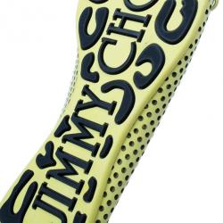 مملوكة مسبقًا Jimmy Choo Yellow Patent Walsh Ballet Flats Size 40