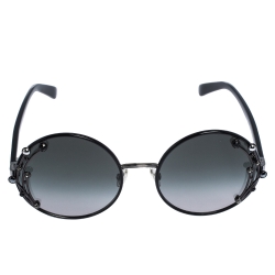 مملوكة مسبقًا نظارة شمسية جيمي تشو GEMA/S متدرجة خضراء/ مزخرفة كريستال سوداء