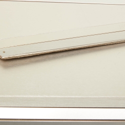 Pre Owned Jimmy Choo Metallic Metal and Suede Candy Chain Clutch 