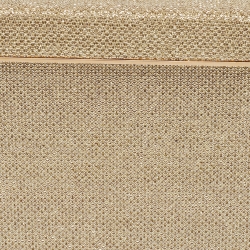 Pre Owned Jimmy Choo Gold/Silver Lurex Fabric Cayla Clutch