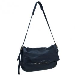 Pre Owned حقيبة يد جيمي تشو باكوس جلد أسود