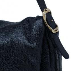 Pre Owned حقيبة يد جيمي تشو باكوس جلد أسود