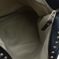 Jimmy Choo Black Leather Bacchus Bag