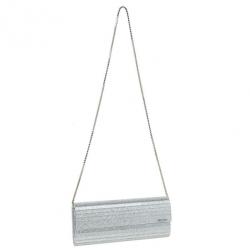مملوكة مسبقًا Jimmy Choo Silver Acrylic Sweetie Clutch