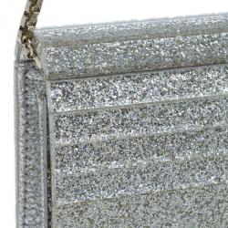مملوكة مسبقًا Jimmy Choo Silver Acrylic Sweetie Clutch