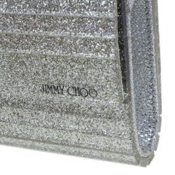 مملوكة مسبقًا Jimmy Choo Silver Acrylic Sweetie Clutch