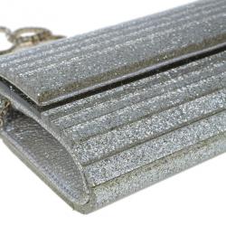 مملوكة مسبقًا Jimmy Choo Silver Acrylic Sweetie Clutch