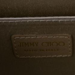مملوكة مسبقًا Jimmy Choo Silver Acrylic Sweetie Clutch