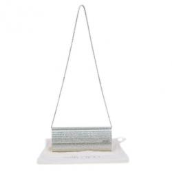 مملوكة مسبقًا Jimmy Choo Silver Acrylic Sweetie Clutch
