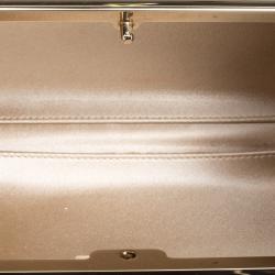 مملوكة مسبقًا Jimmy Choo Red Patent Leather Carmen Chain Wristlet Clutch