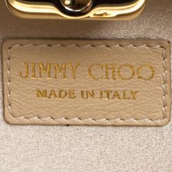 مملوكة مسبقًا Jimmy Choo Red Patent Leather Carmen Chain Wristlet Clutch