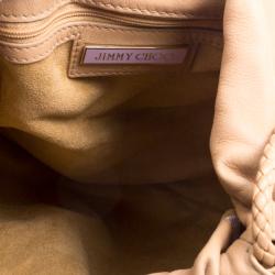 مملوكة مسبقًا Jimmy Choo Brown Leather Roxana Crossbody Bag