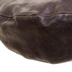 مملوكة مسبقًا حقيبة جيمي تشو سولار جلد بيج داكن