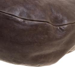 مملوكة مسبقًا حقيبة جيمي تشو سولار جلد بيج داكن