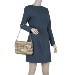 مملوكة مسبقًا حقيبة صغيرة جيمي تشو جلد ثعبان 