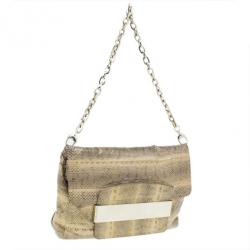 مملوكة مسبقًا حقيبة صغيرة جيمي تشو جلد ثعبان 