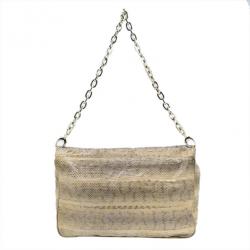 مملوكة مسبقًا حقيبة صغيرة جيمي تشو جلد ثعبان 