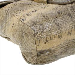 مملوكة مسبقًا حقيبة صغيرة جيمي تشو جلد ثعبان 