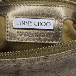 مملوكة مسبقًا حقيبة صغيرة جيمي تشو جلد ثعبان 