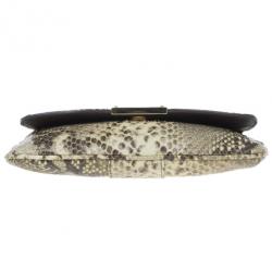 Pre Owned Jimmy Choo Snakeskin Zeta Clutch