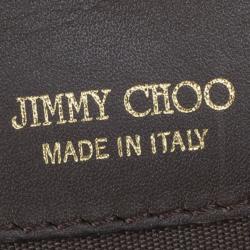 Pre Owned Jimmy Choo Snakeskin Zeta Clutch