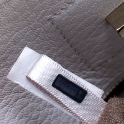 Pre Owned حقيبة يد جيمي تشو ريلي متوسطة جلد بيضاء