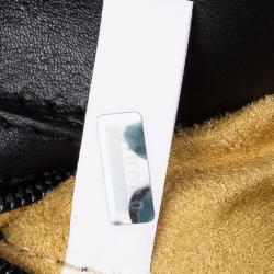 مملوكة مسبقًا Jimmy Choo Black Leather and Python Cassie Shoulder Bag