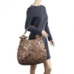 Pre Owned Jimmy Choo Sky Woven Hobo
