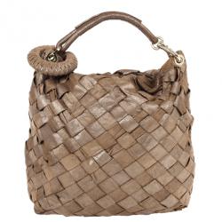 Pre Owned Jimmy Choo Sky Woven Hobo