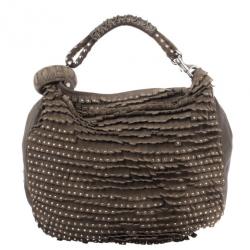 مملوكة مسبقًا حقيبة جيمي تشو مرصعة سويدي كبيرة سكاي