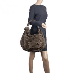 مملوكة مسبقًا حقيبة جيمي تشو مرصعة سويدي كبيرة سكاي