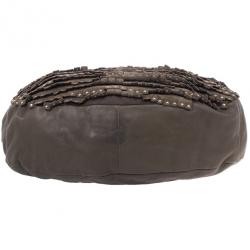 مملوكة مسبقًا حقيبة جيمي تشو مرصعة سويدي كبيرة سكاي