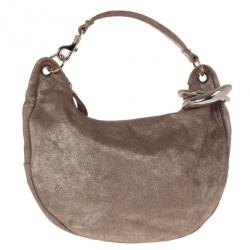 Pre Owned Jimmy Choo Metallic Sky Bangle Hobo