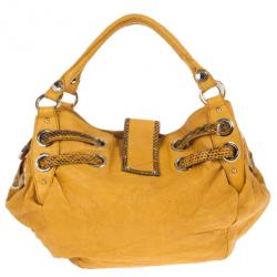 Pre Owned Jimmy Choo 'Ramona' Biker Leather and Snakeskin Hobo