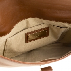 Pre Owned Jimmy Choo Brown Leather Jasmine Clutch