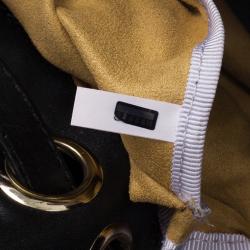 Pre Owned Jimmy Choo Crackle Patent Leather Medium 'Riki' Hobo Handbag