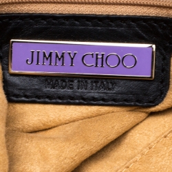 مملوكة مسبقًا Jimmy Choo Black/White Zebra Print Calfhair Clutch