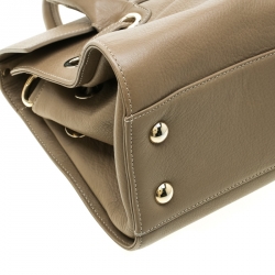 مملوكة مسبقًا Jimmy Choo Beige Leather Small Rosalie Sacthel