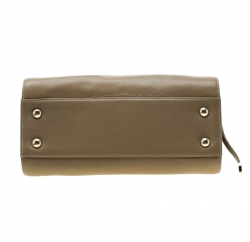 مملوكة مسبقًا Jimmy Choo Beige Leather Small Rosalie Sacthel